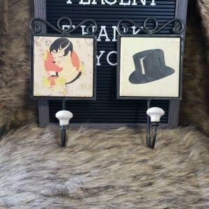 Vintage Decorative Hooks 2-Piece Set